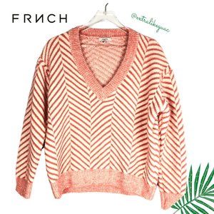 FRNCH Chevron Chenille Sweater